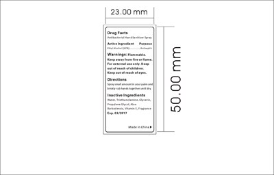 Spray Hand Sanitizer (Spray Hand)